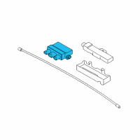 OEM 2014 BMW 335i Smart Opener Control Unit Diagram - 61-35-7-422-700