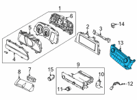 OEM 2022 Hyundai Elantra Control Assembly-Heater Diagram - 97250-AA400-LS5