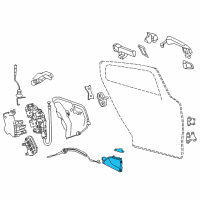 OEM Infiniti Handle Assy-Door Inside, Lh Diagram - 80671-5DM0A