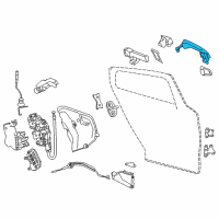 OEM Infiniti Grip-Outside Handle, LH Diagram - 80641-5DB7A