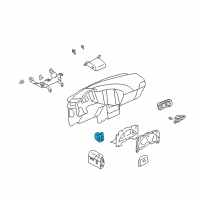 OEM Buick Headlamp Switch Diagram - 10339374