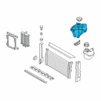 OEM 2021 BMW 230i Coolant Expansion Tank Diagram - 17-13-8-677-649