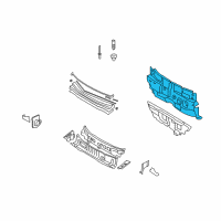 OEM 2010 Hyundai Elantra Pad Assembly-Isolation Dash Panel Diagram - 84120-2L000