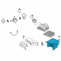 OEM 2012 Hyundai Veracruz Body-Air Cleaner Diagram - 28112-3J100