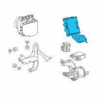 OEM Lexus RC F Computer Assembly, Tract Diagram - 89630-53040