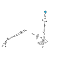 OEM Hyundai Knob-GEARSHIFT Lever Diagram - 43711-3X300-RY