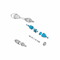 OEM Buick LaCrosse Joint Asm, Front Wheel Drive Shaft Cv Inner Diagram - 88965608