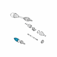 OEM 2007 GMC Acadia Outer Boot Kit Diagram - 19178957