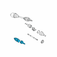 OEM 2006 Chevrolet Monte Carlo Joint Asm, Front Wheel Drive Shaft Cv Outer Diagram - 19150652