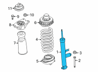 OEM BMW M440i SPRING STRUT, REAR Diagram - 33-52-6-879-390