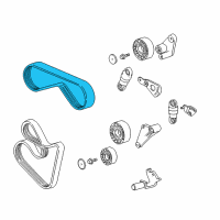 OEM 2003 BMW M5 Ribbed V-Belt Diagram - 11-28-7-833-266