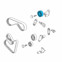 OEM BMW 840Ci Belt Tensioner Pulley Diagram - 11-28-1-731-220