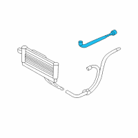 OEM Kia Hose Assembly-Oil Cooler Diagram - 254202G355