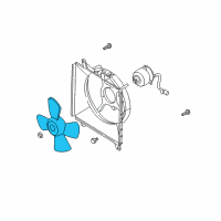 OEM 2002 Kia Rio Fan-Cooling Diagram - 0K30B15140