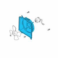 OEM Kia Rio Shroud Assembly Diagram - 25350FD100
