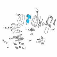 OEM 2019 Toyota Corolla Seat Back Heater Diagram - 87530-0R110