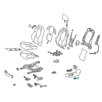 OEM Toyota Prius AWD-e Slide Knob Diagram - 84921-06100-C0