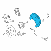 OEM 2018 Buick Envision Splash Shield Diagram - 84064999