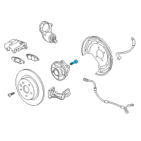 OEM Chevrolet Cruze Wheel Stud Diagram - 9599440
