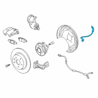 OEM 2020 Chevrolet Equinox Brake Hose Diagram - 84407928