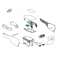 OEM 2019 Toyota Camry Lock Diagram - 58908-06130-C0