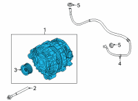 OEM 2020 Toyota GR Supra Alternator Diagram - 27060-WAA05