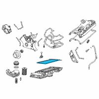 OEM BMW 760Li Oil Pan Gasket Diagram - 11-13-7-500-006