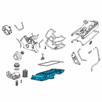 OEM BMW 760i Upper Oil Pan Diagram - 11-13-7-574-531