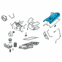 OEM 2004 BMW 760i Cylinder Head Cover Diagram - 11-12-7-523-468