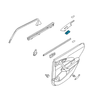 OEM 2015 Hyundai Azera Unit Assembly-Power Window Sub Diagram - 93581-3V002