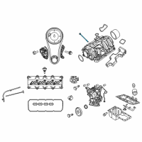 OEM Dodge Bolt-HEXAGON Head Diagram - 6509246AA