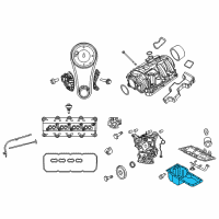 OEM 2007 Jeep Commander Pan-Engine Oil Diagram - 53021860AC