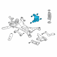 OEM 2022 Nissan Altima Housing Assy-Rear Axle, RH Diagram - 43018-6CA1A