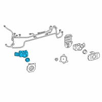 OEM 2022 Toyota Avalon Park Sensor Diagram - 89341-06070-B2