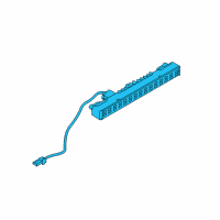 OEM 2021 Infiniti Q50 Stop Lamp Assembly-High Mounting Diagram - 26590-4HB0A