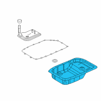 OEM 2018 Chevrolet Silverado 2500 HD Oil Pan Diagram - 24226851