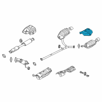 OEM 2014 Hyundai Sonata Protector-Heat Main, LH Diagram - 28795-3S000