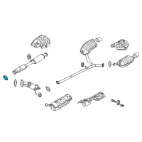 OEM 2016 Kia Optima Gasket-Exhaust Pipe Diagram - 287512T200