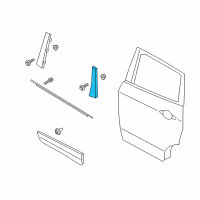 OEM 2017 Ford Escape Applique Diagram - CJ5Z-78255A34-AA