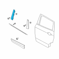 OEM 2017 Ford Escape Applique Diagram - CJ5Z-78255A34-AB