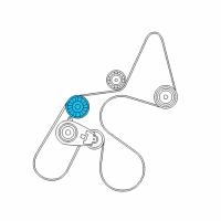 OEM 2007 Dodge Nitro Pulley-Idler Diagram - 53013926AA