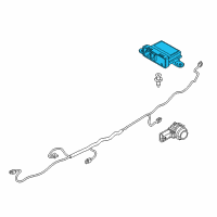 OEM 2020 Jeep Renegade Module-Parking Assist Diagram - 68439611AA