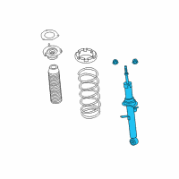 OEM Infiniti Q70 Shock Absorber Kit-Front Diagram - E6111-1MD1B