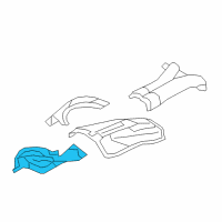 OEM BMW X5 Heat Insulation Front Front Wall Right Diagram - 51-48-7-180-630