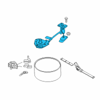 OEM 2015 Kia Sedona Carrier Assembly-Spare Wheel Diagram - 62800A9000