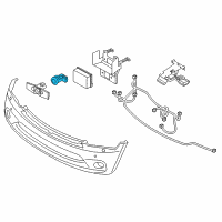 OEM 2017 Nissan Armada Sensor Assy-Distance Diagram - 28438-5ZW0A