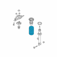 OEM Hyundai Genesis Spring-Front Diagram - 54650-B1500