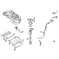 OEM Hyundai Ioniq Sensor-Fuel Pressure Diagram - 31435-3T000