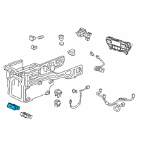 OEM 2018 Acura MDX HOLDER, USB CHARGE Diagram - 39115-TZ5-A22