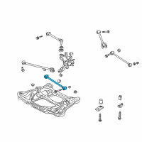 OEM 2008 Acura TSX Arm, Rear (Lower) Diagram - 52350-SEC-A00